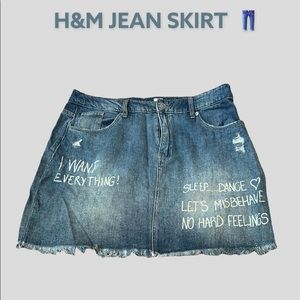 JEAN SKIRT